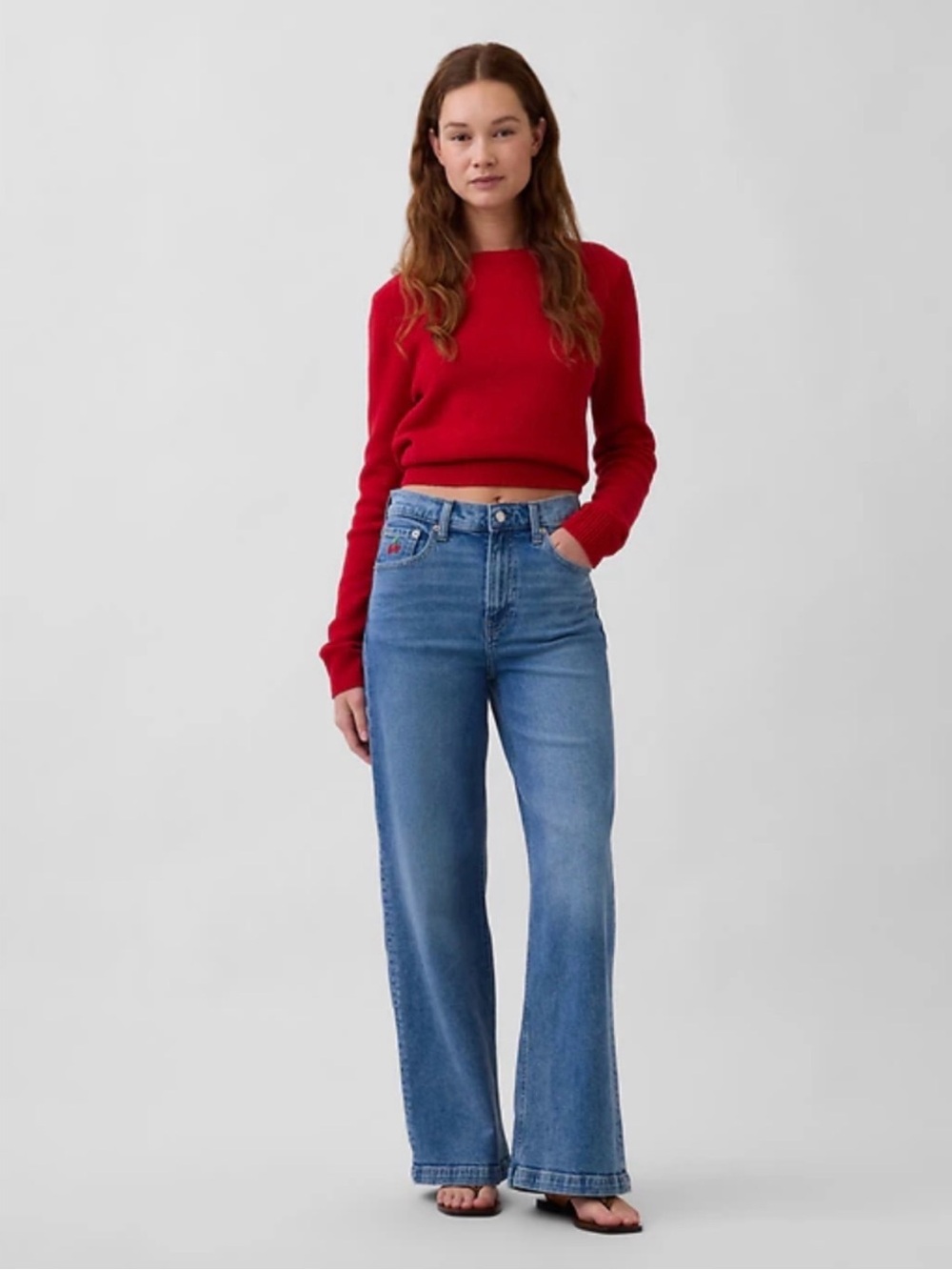 GAP Never worn Women's Medium Blue Wide Leg Jeans